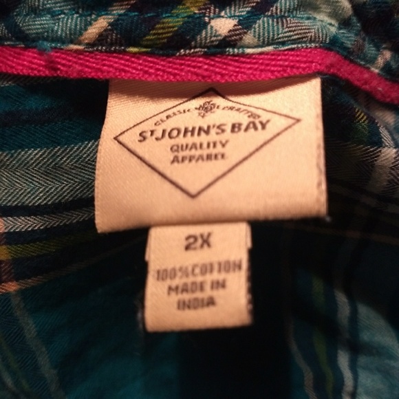 St. Johns Bay long sleeve sz2x - Picture 2 of 4
